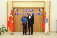 Polis Meslek Eğitim Merkezi Müdürümüz Sn. Mehmet ÖZDEMİR'in Erzurum İl Emniyet Müdürü Olarak Atanan Sn. Kadir YIRTAR'ı Ziyaretleri.