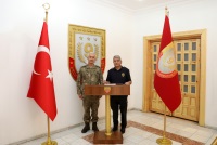 Polis Meslek Eğitim Merkezi Müdürümüz Sn. Mehmet ÖZDEMİR'in 9 'uncu Kolordu Komutanı Tümgeneral Sn. Tevfik ALGAN'a Hoş Geldiniz Ziyareti