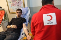 Polis Meslek Eğitim Merkezi Müdürümüz Sn. Mehmet ÖZDEMİR'in Erzurum Kızılay Kan Bağışı Merkezi'ne İadeyi Ziyareti ve 29.Dönem POMEM Öğrencilerimizin Kızılay'a Kan Bağışı